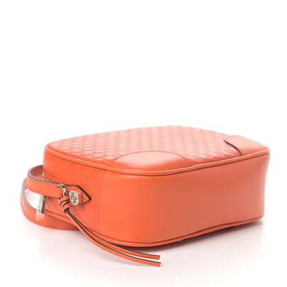 Gucci Soft Microguccissima Mini Bree Messenger Bag Sun Orange 4 of 9