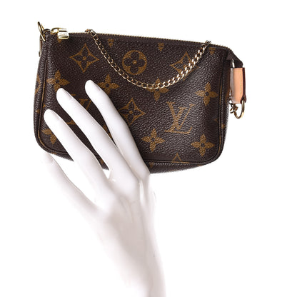 Louis Vuitton Monogram Mini Pochette Accessories 2 of 9