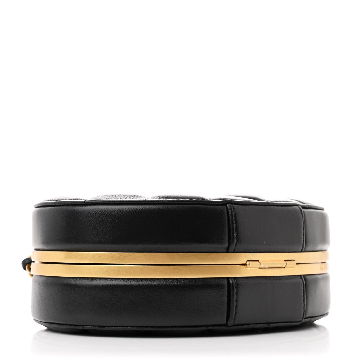 Chanel Lambskin Round Clutch With Chain Black 4 of 10