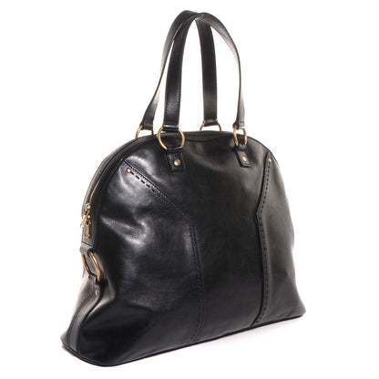Saint Laurent Leather Oversized Muse Black 3 of 8