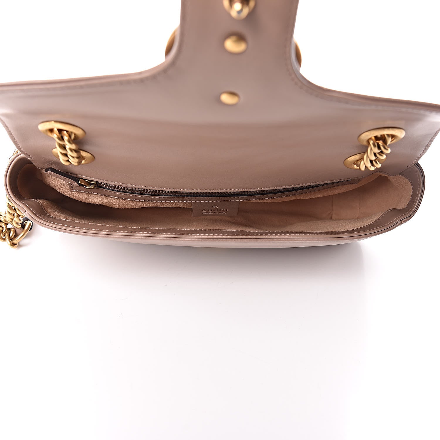 Gucci Calfskin Matelasse Small GG Marmont Shoulder Bag Porcelain Rose 5 of 10