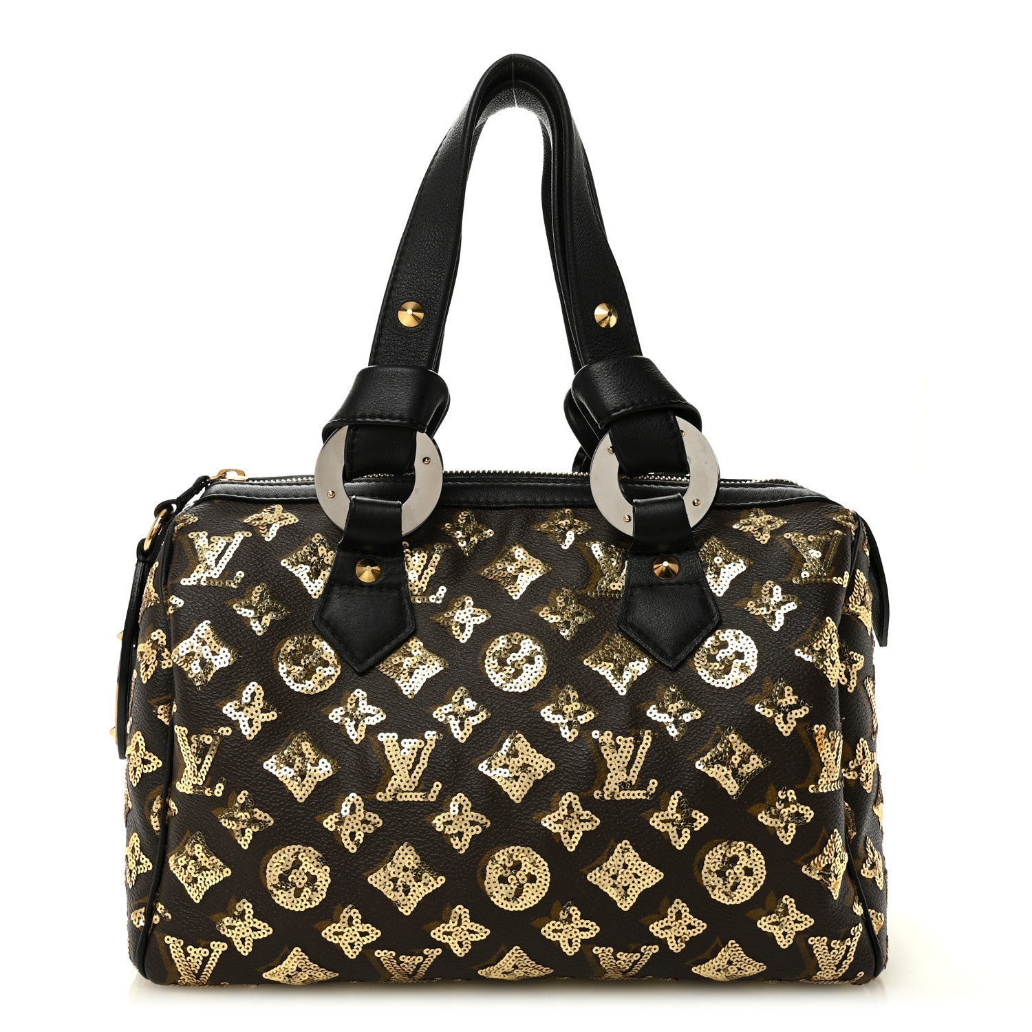 Louis Vuitton Monogram Sequins Eclipse Speedy 28 Gold 1 of 10