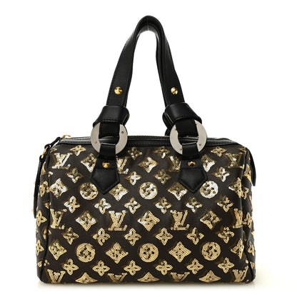 Louis Vuitton Monogram Sequins Eclipse Speedy 28 Gold 1 of 10