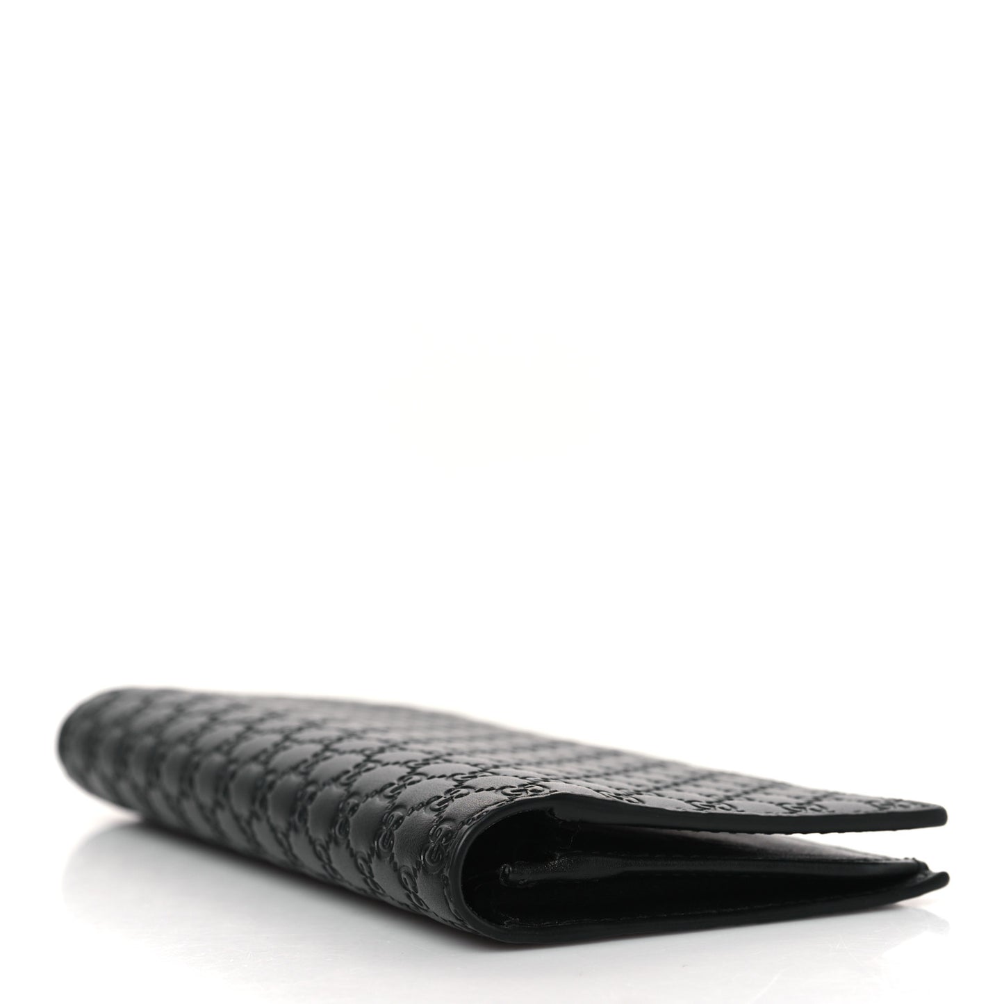 Microguccissima Bi-Fold Organizer Wallet Black
