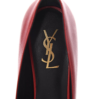 Saint Laurent Vernigolf Tribtoo Platform 80 Pumps 38.5 Red 7 of 8