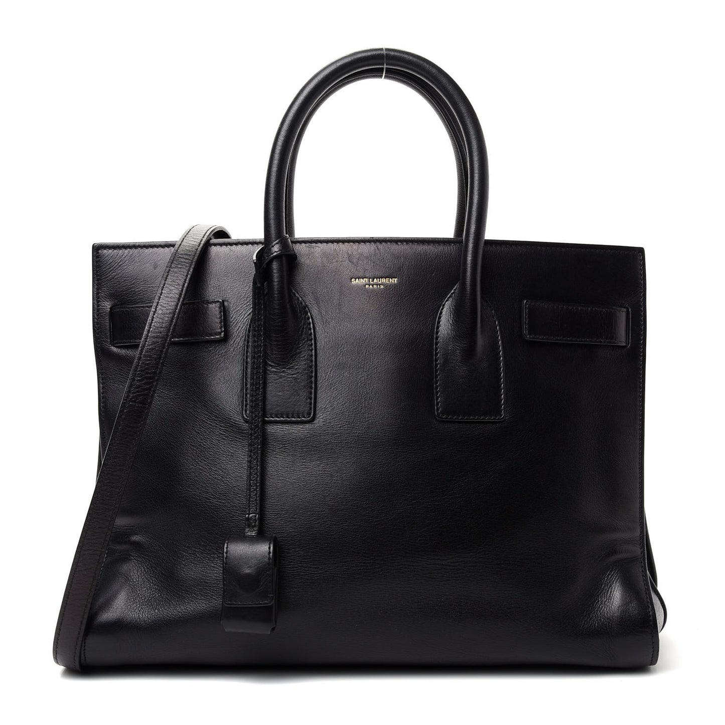 Calfskin Small Sac De Jour Black