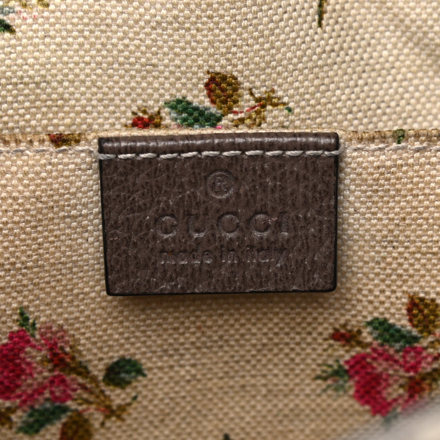 Gucci GG Supreme Monogram Web Neo Vintage Shoulder Bag Beige New Acero Crop 6 of 17