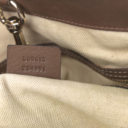 Gucci GG Supreme Monogram Medium Nice Tote Brown 7 of 19