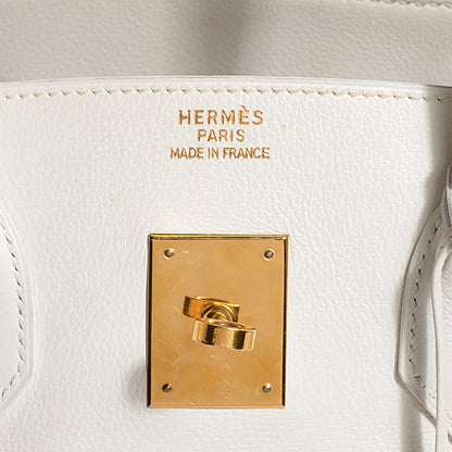 Hermes Swift Bi-Color Birkin 35 Blanc Rouge Vif 8 of 24