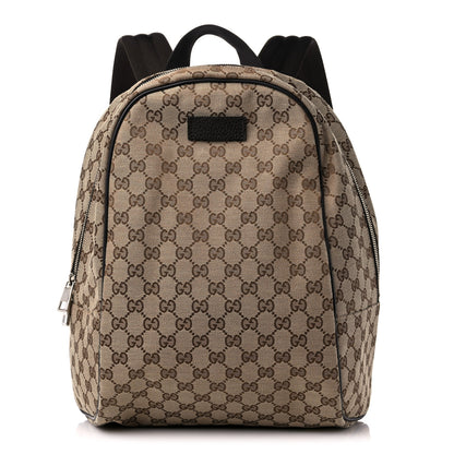 Gucci Monogram Travel Backpack Dark Brown 1 of 10