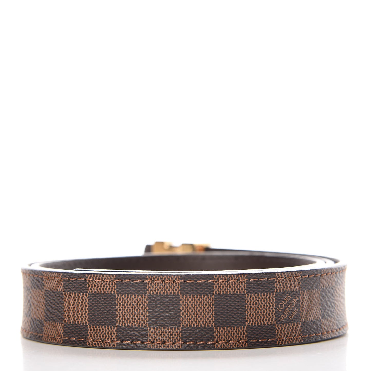 Mini Damier Ebene 25mm LV Initiales Belt 80 32