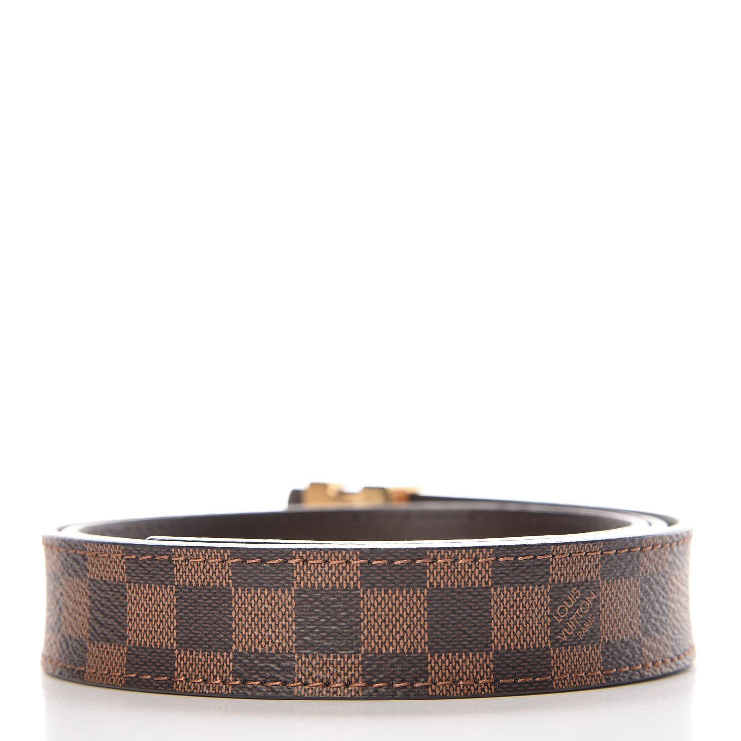 Louis Vuitton Mini Damier Ebene 25mm LV Initiales Belt 80 32 3 of 8