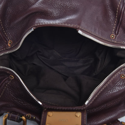 Chloe Calfskin Paddington Front Pocket Tote Chocolate 7 of 9