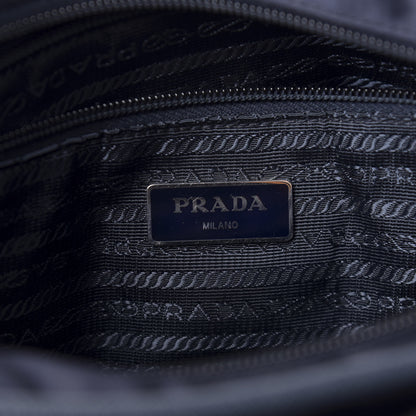 Prada Tessuto Nylon Saffiano Flat Messenger Bag Baltico 8 of 15