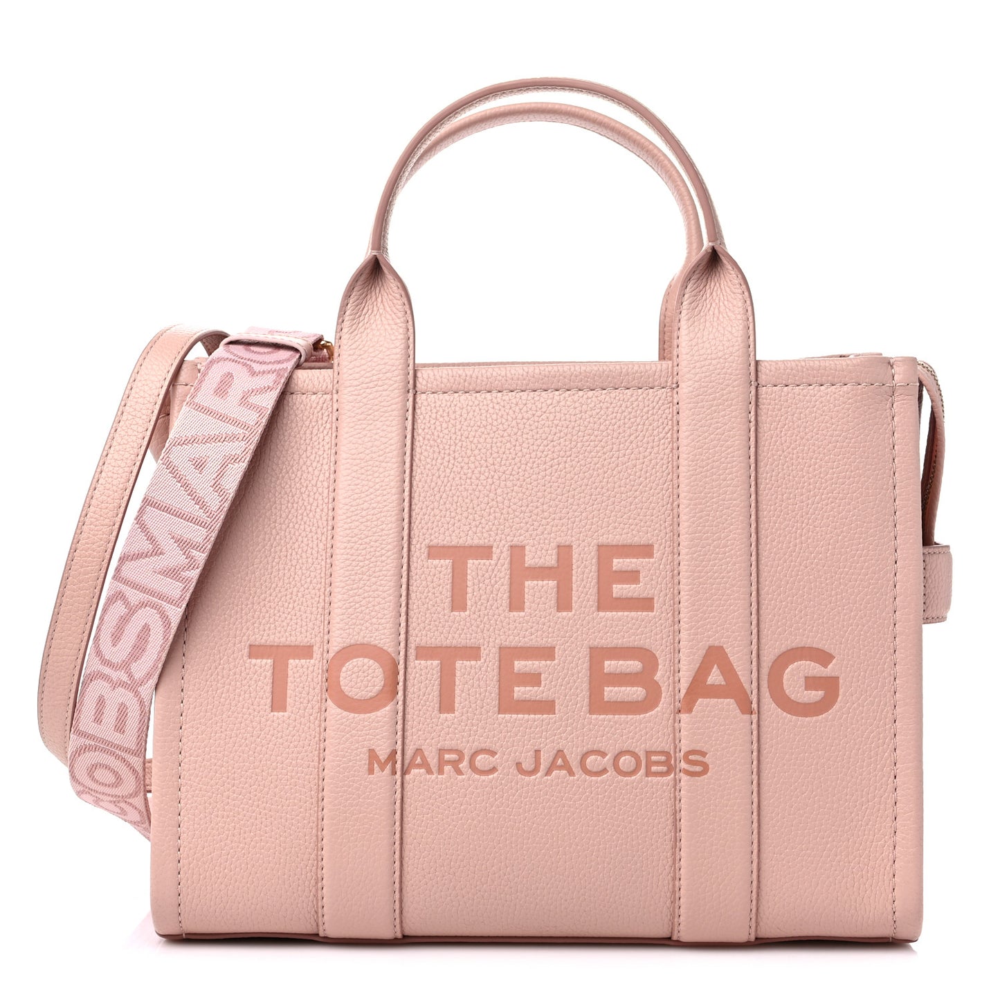 Grained Calfskin Medium The Tote Bag Rose Dust