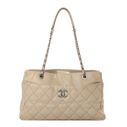 Chanel Calfskin Medium Stitch It Tote Beige 1 of 15