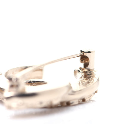 Chanel CC Logo Brooch Gold 5 of 7