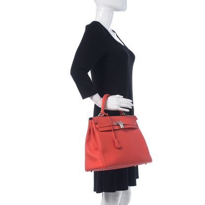 Hermes Togo Kelly Retourne 35 Capucine 3 of 35