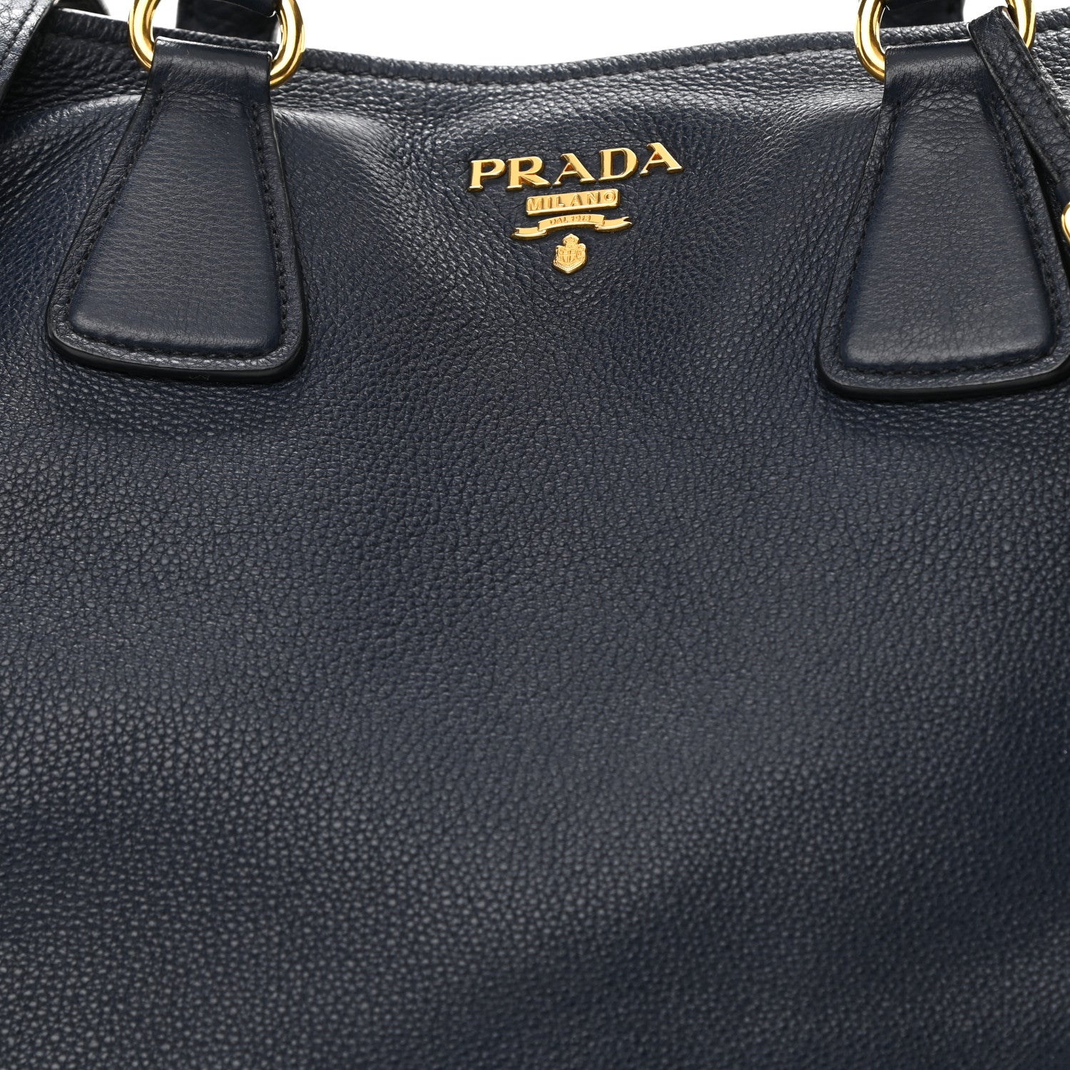 Prada Vitello Daino Tote Bluette 7 of 11