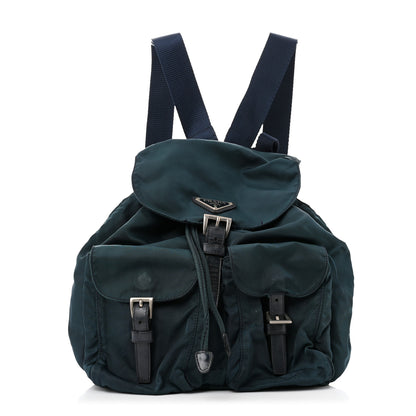 Prada Nylon Vela Small Backpack Green 1 of 16