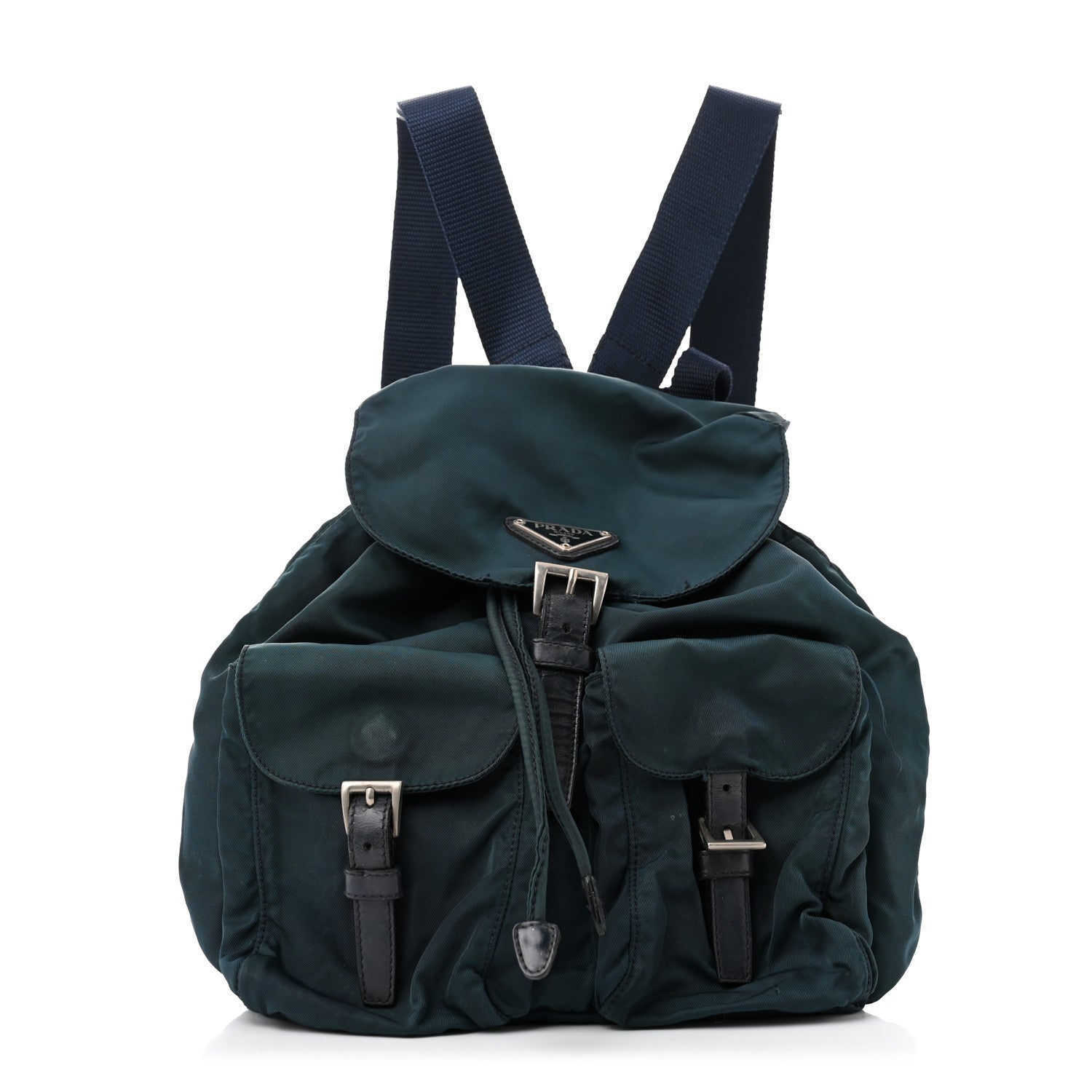 Prada Nylon Vela Small Backpack Green 1 of 16