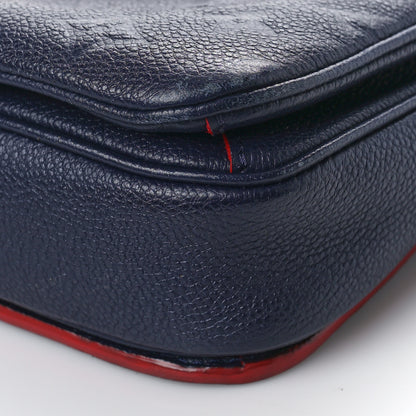 Louis Vuitton Empreinte Pochette Metis Marine Rouge 8 of 9