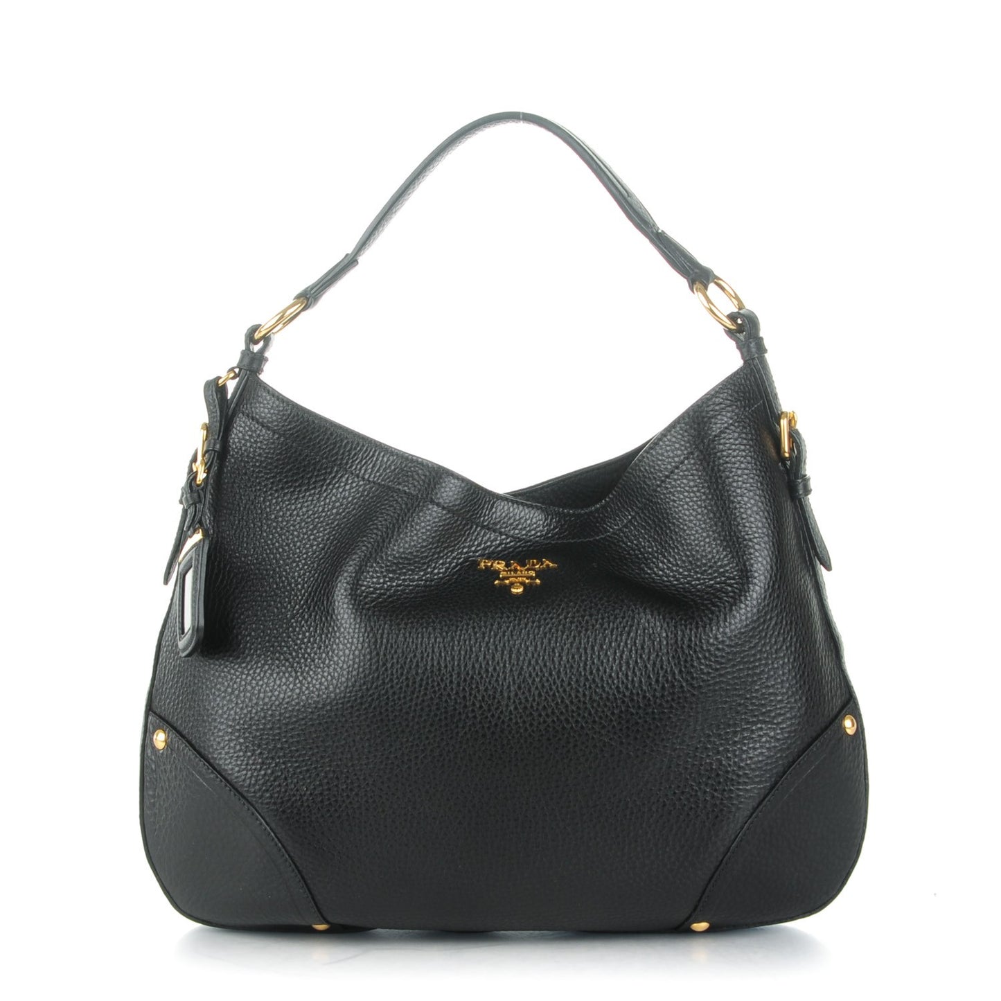 Vitello Daino Hobo Nero Black