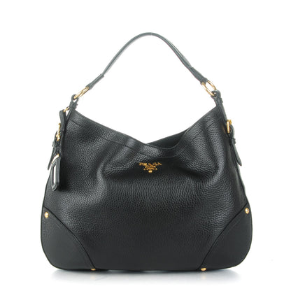Prada Vitello Daino Hobo Nero Black 1 of 8