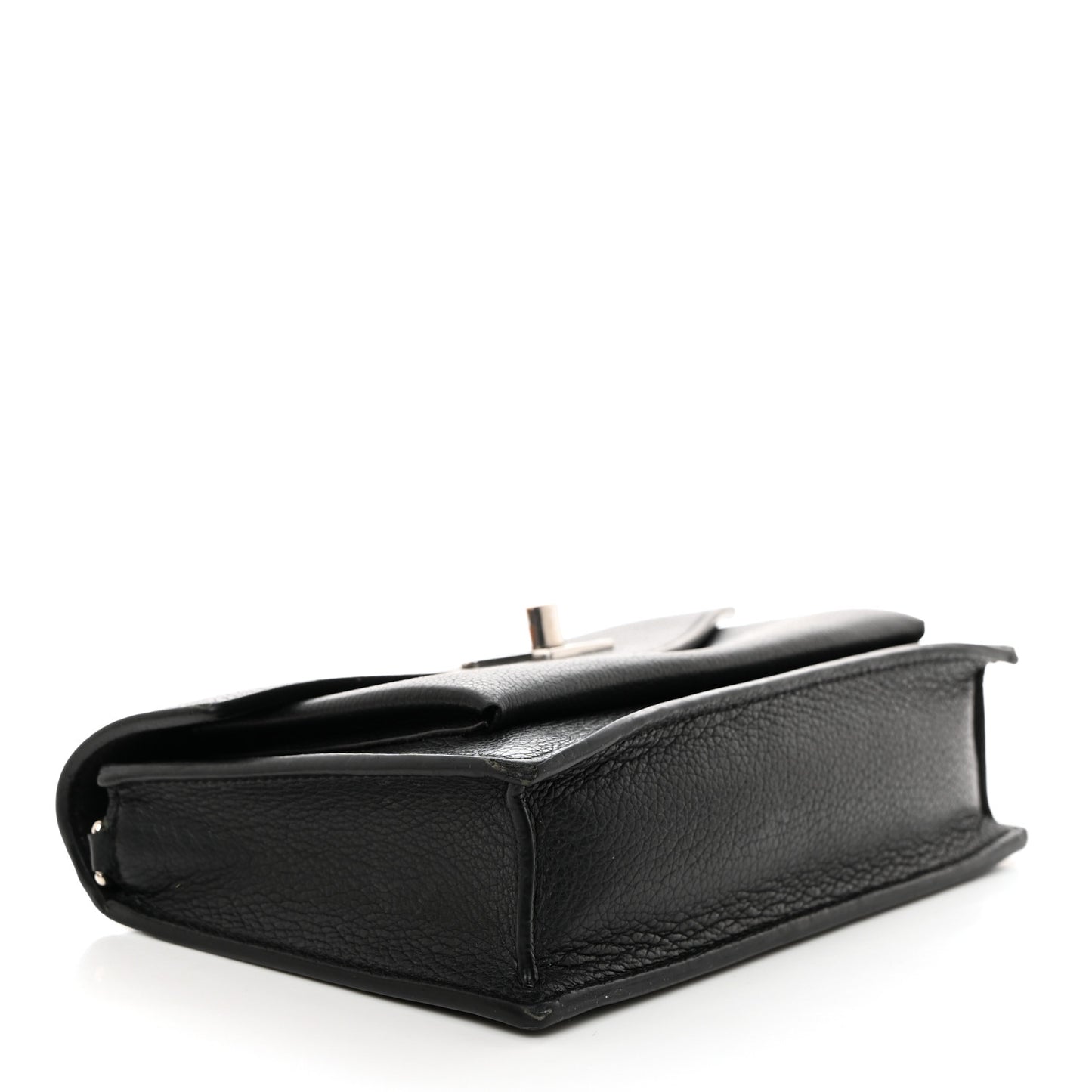 Soft Calfskin My Lockme Pochette Black