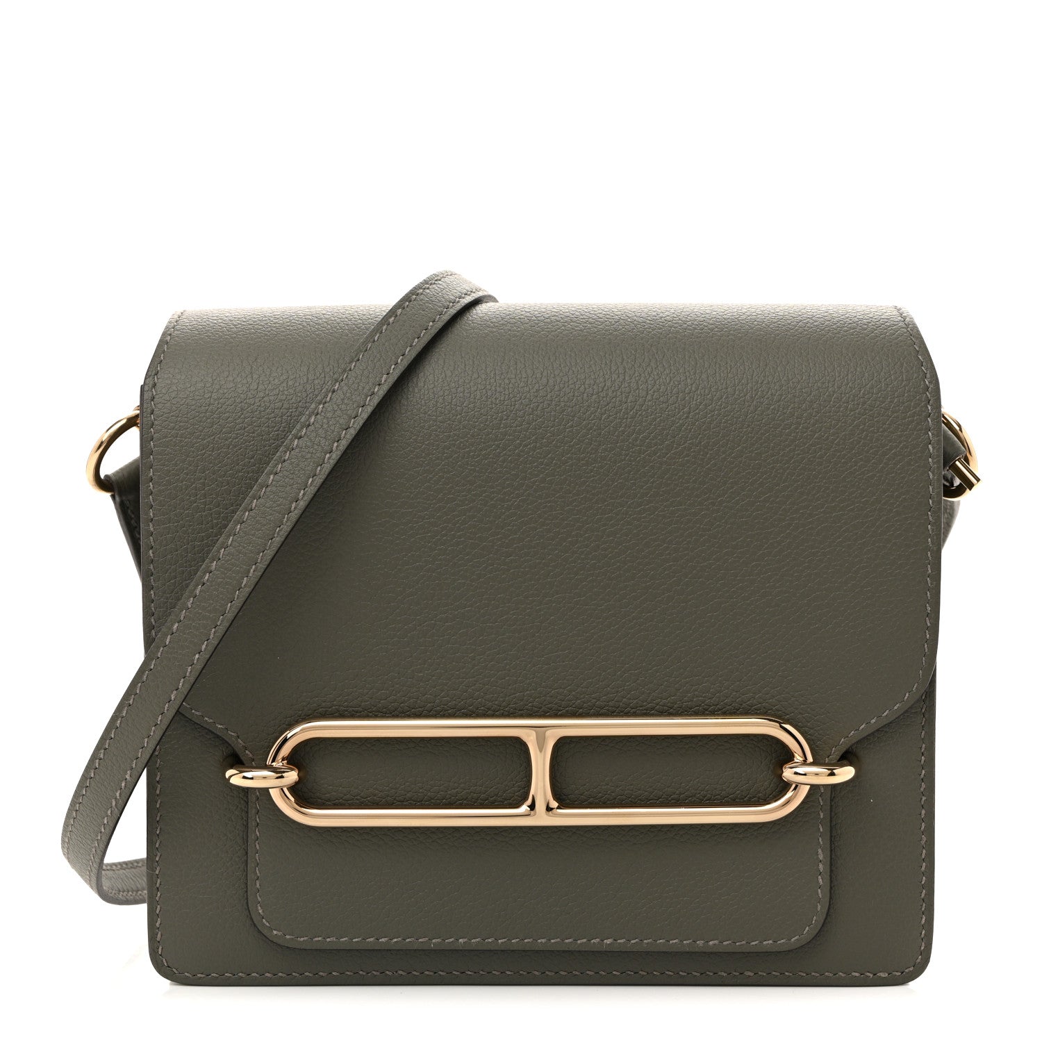 Hermes Evercolor Mini Sac Roulis Gris Meyer 1 of 14
