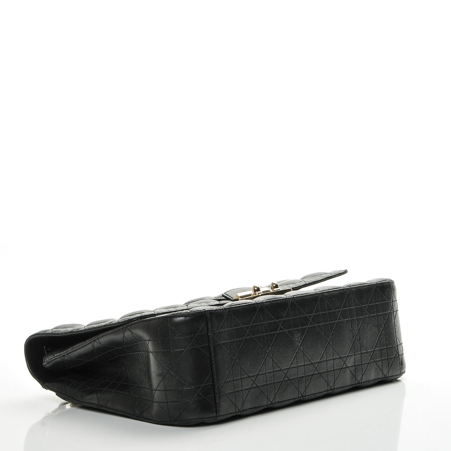 Lambskin Cannage Large Miss Dior Flap Black