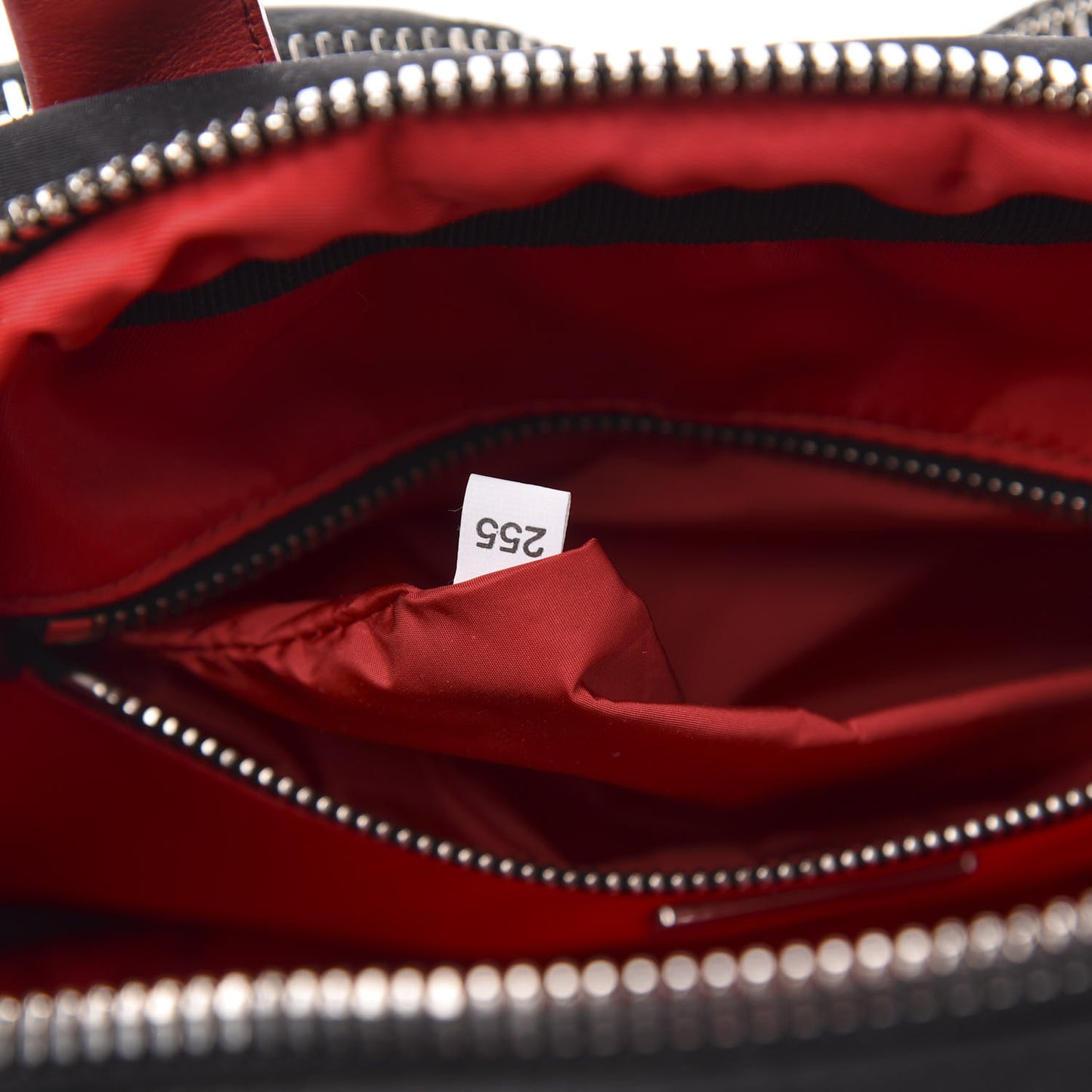 Tessuto Nylon Pocket Top Handle Cargo Shoulder Bag Black Fuoco