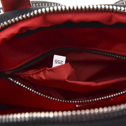 Prada Tessuto Nylon Pocket Top Handle Cargo Shoulder Bag Black Fuoco 7 of 9