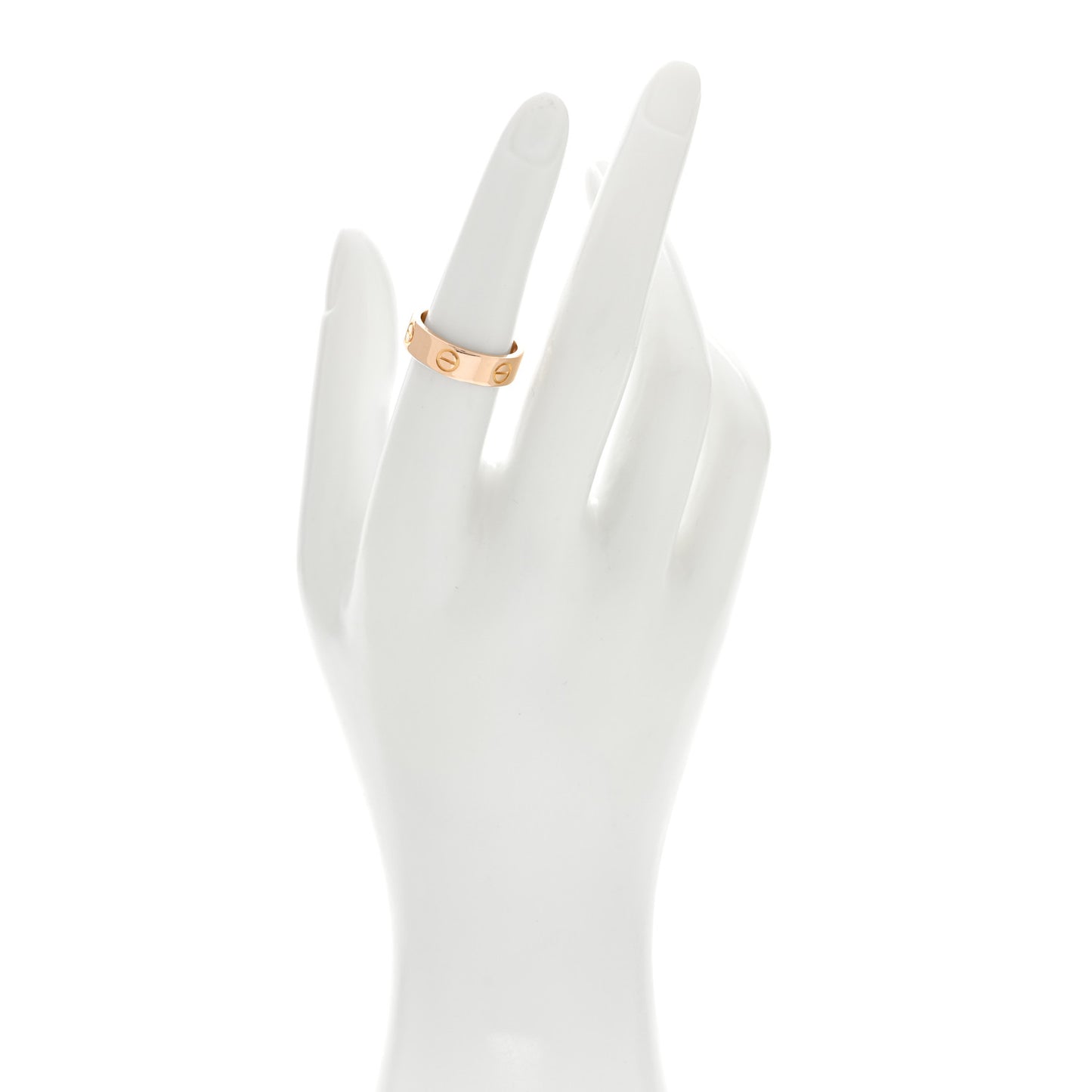 18K Pink Gold 5.5mm LOVE Ring 53 6.5