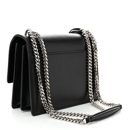 Saint Laurent Coated Bark Calfskin Medium Monogram Sunset Black 3 of 10