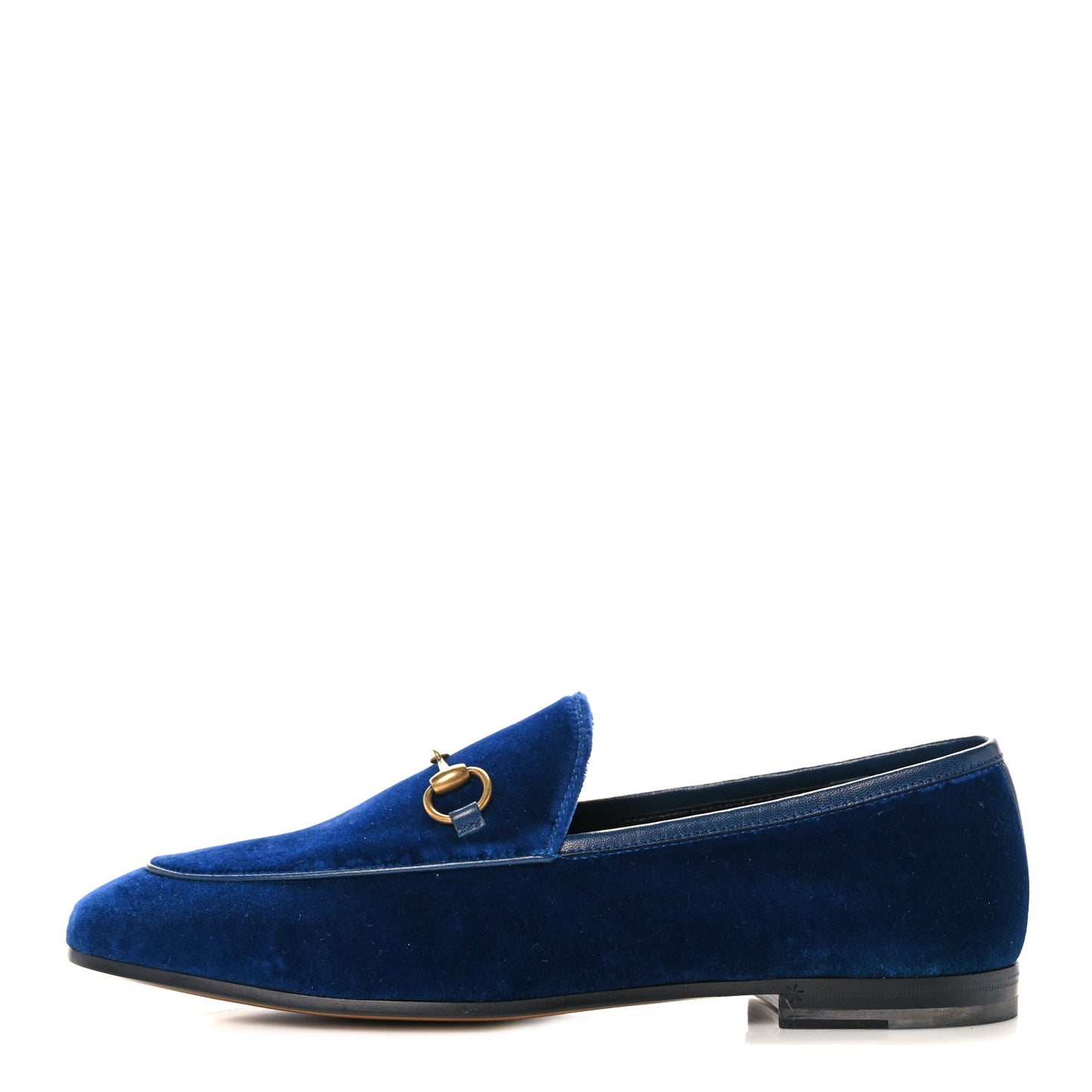 Velvet Horsebit Womens Jordaan Loafers 38 Blue Cobalt