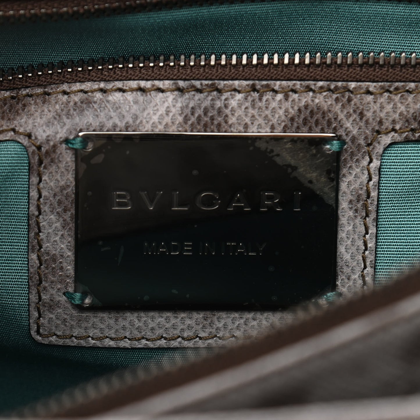 Karung Serpenti Forever Medium Shoulder Bag Beige Brown