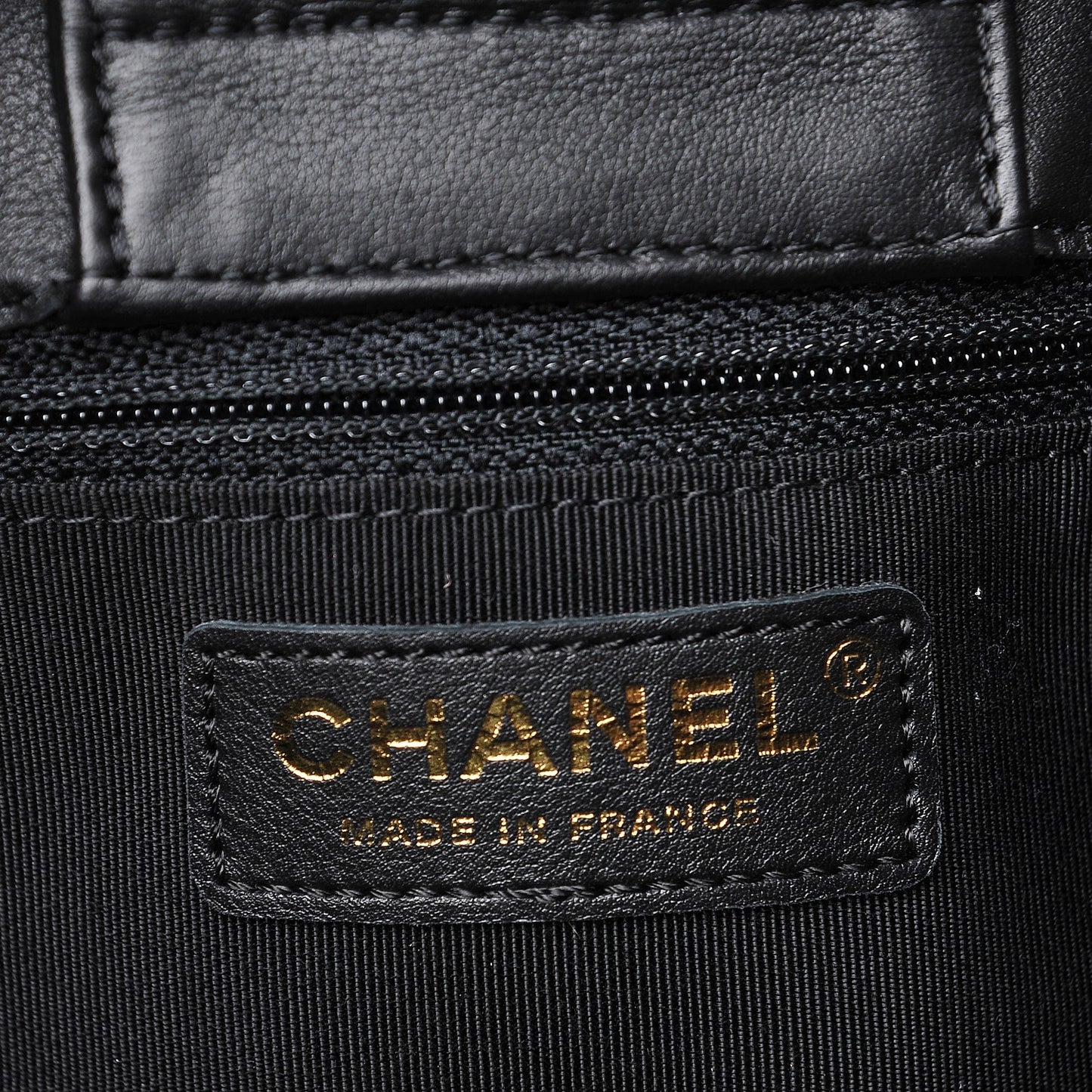 Calfskin Quilted Timeless Tote Black