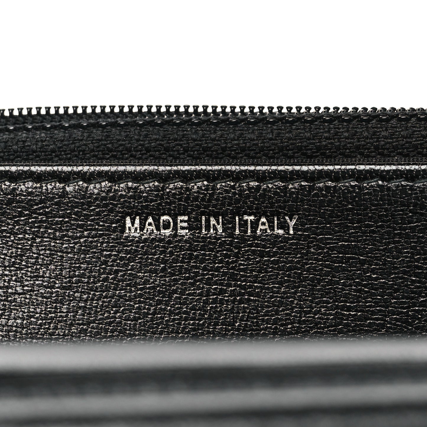 Goatskin Quilted Diamond CC Wallet On Chain WOC Black