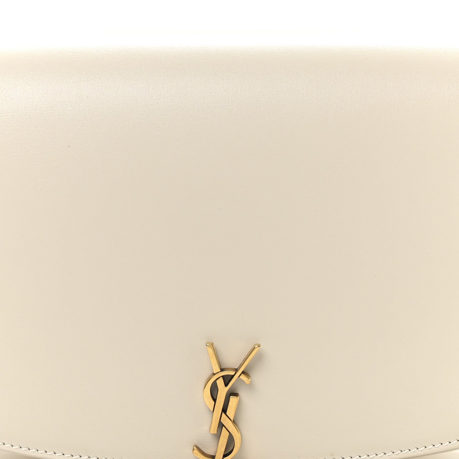 Saint Laurent Box Calfskin Mini Voltaire Shoulder Bag Crema soft 8 of 11