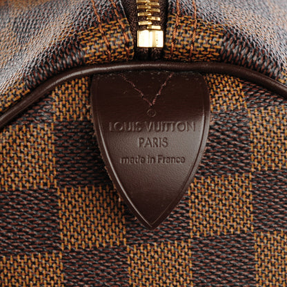 Louis Vuitton Damier Ebene Speedy 30 5 of 8