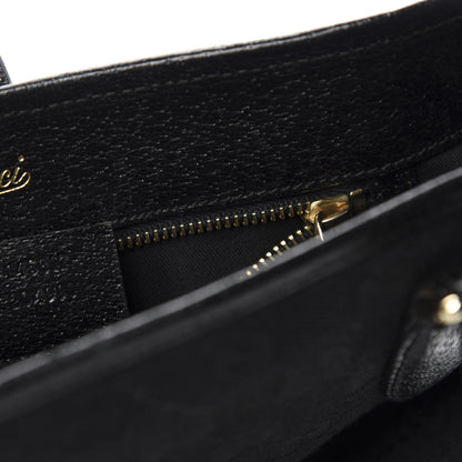 Gucci Monogram Small Jackie O Shoulder Bag Black 10 of 11