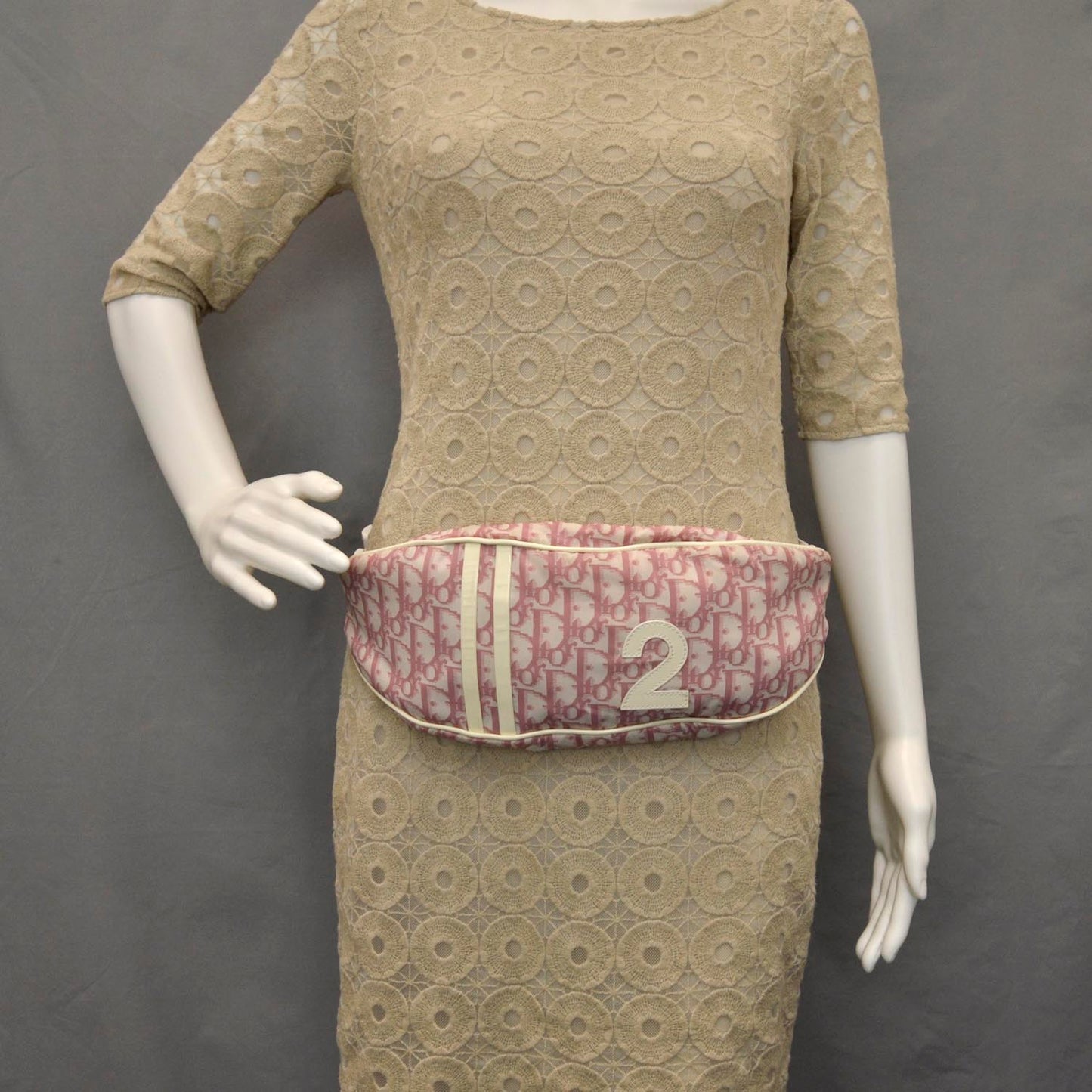 Monogram Girly Bum Waist Bag Pink