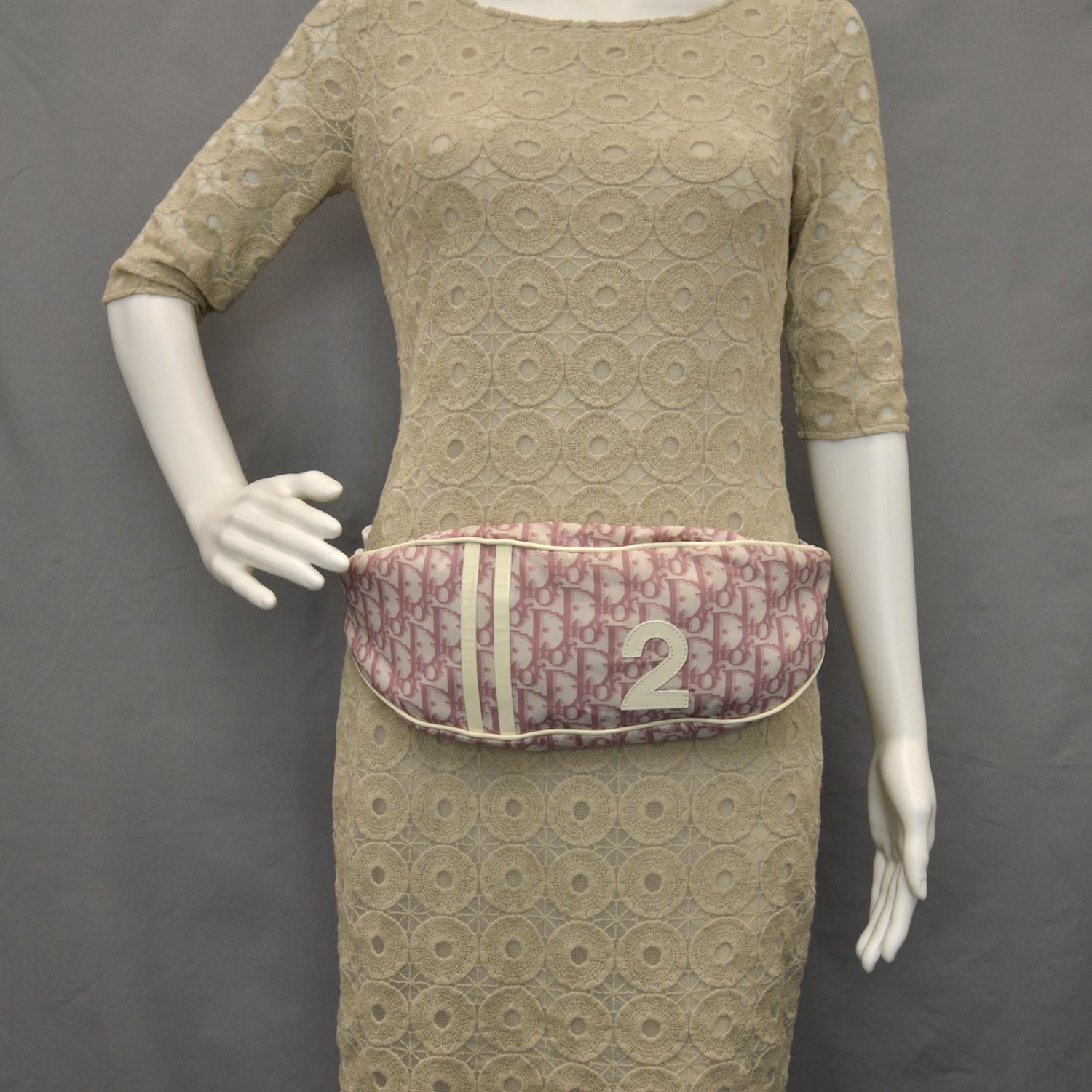 Christian Dior Monogram Girly Bum Waist Bag Pink 2 of 7