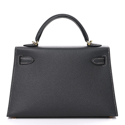 Hermes Epsom Mini Kelly Sellier 20 Graphite 4 of 32
