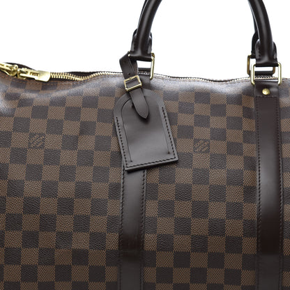 Louis Vuitton Damier Ebene Keepall 50 9 of 9