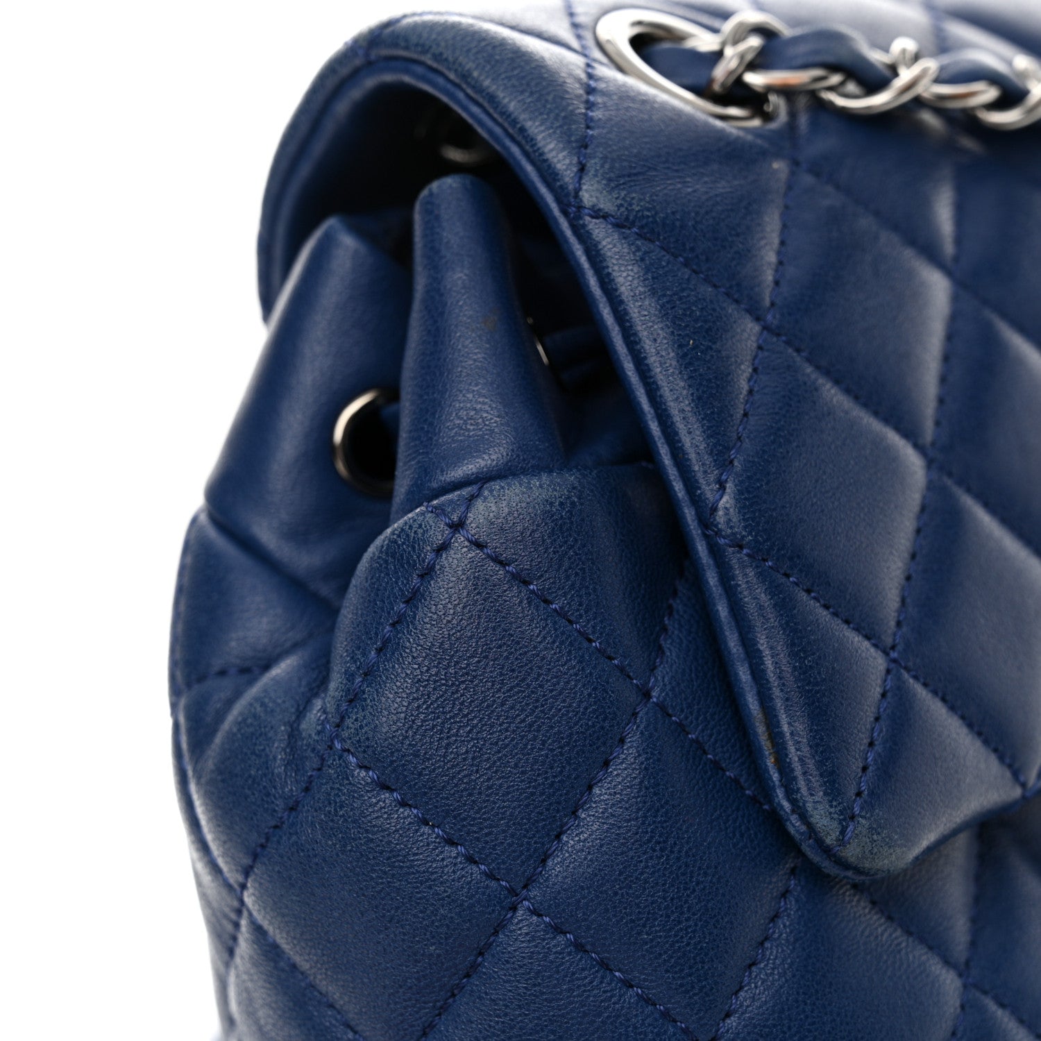 Chanel Lambskin Quilted Small Urban Spirit Backpack Blue 12 of 15