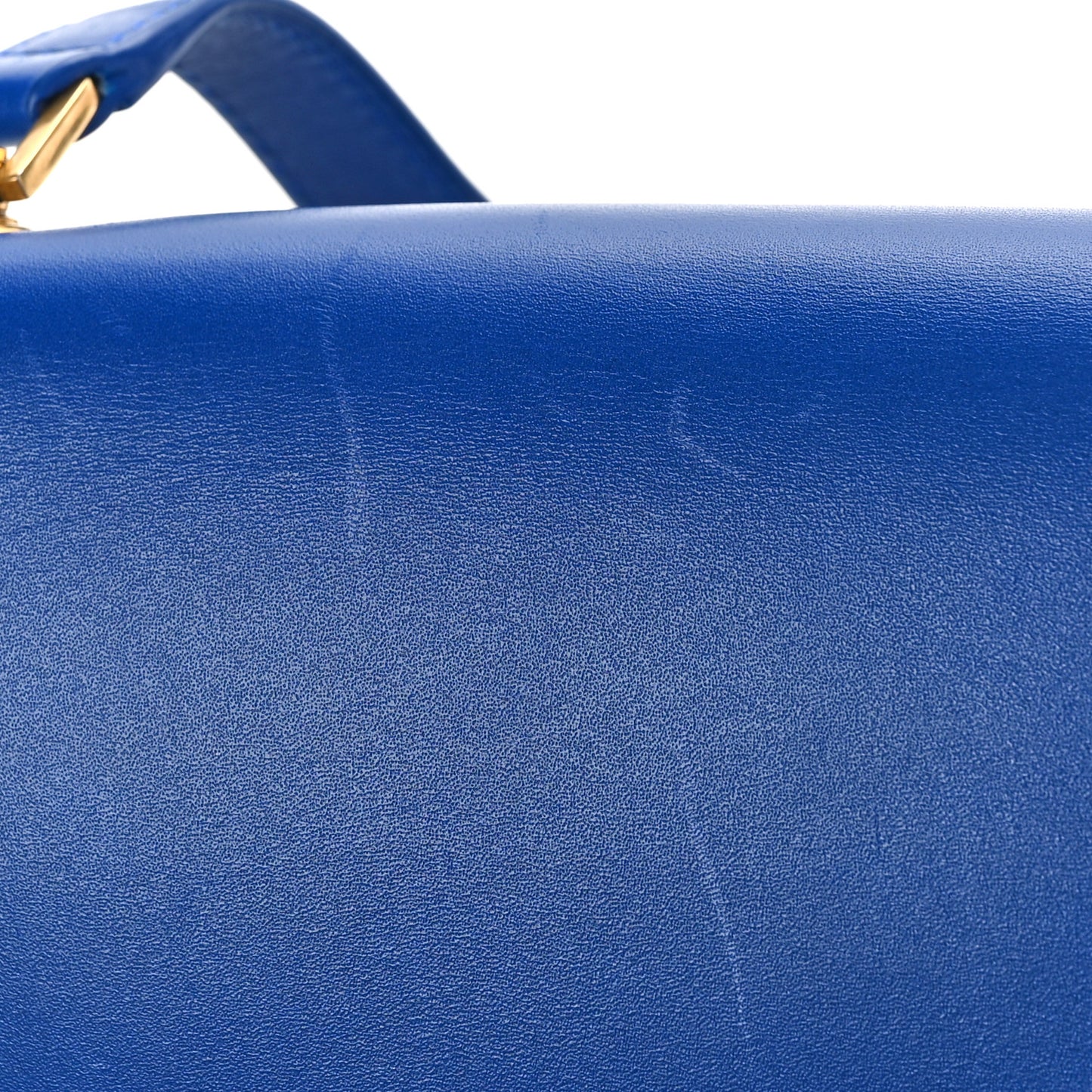 Smooth Calfskin Carre Satchel Royal Blue