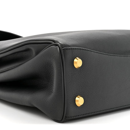 Balenciaga Natural Smooth Calfskin Medium Rodeo Top Handle Handbag Black 11 of 12