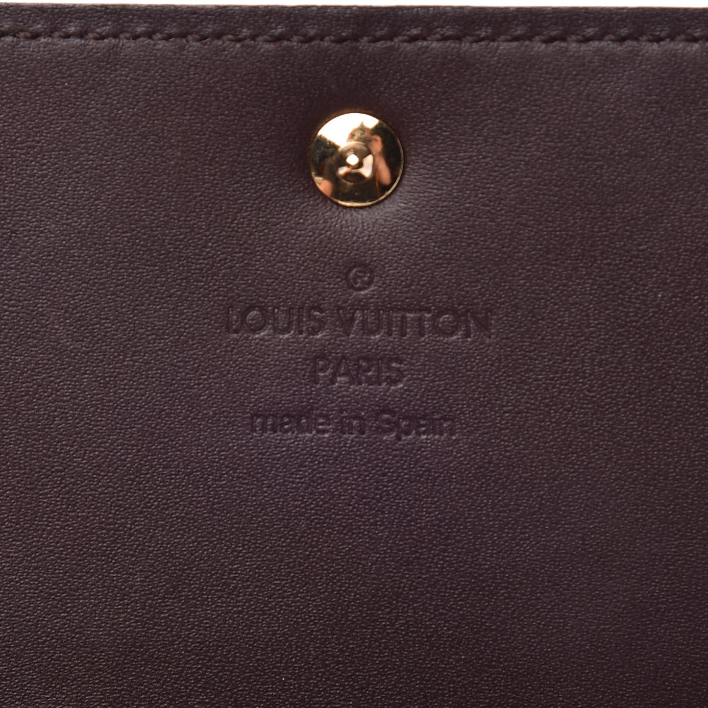 Vernis Business Card Holder Amarante